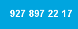 927 897 22 17 927 897 22 17